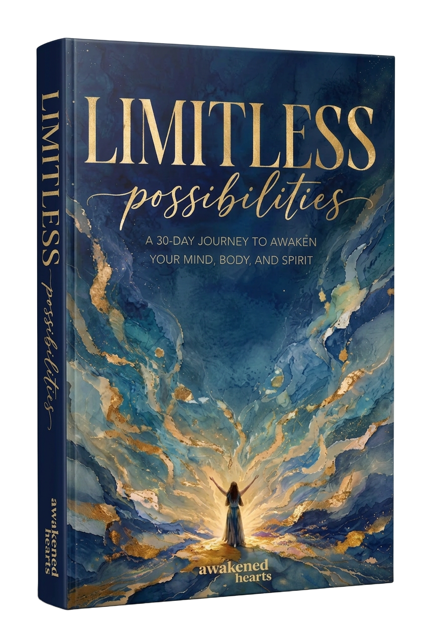 Limitless Possibilities book cover — a collaborative volume from Awakened Magazine featuring Dr. Jennifer Closshey, PhD
